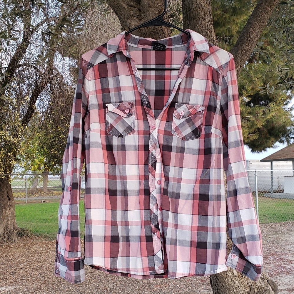 Cute Plaid Long Sleeve